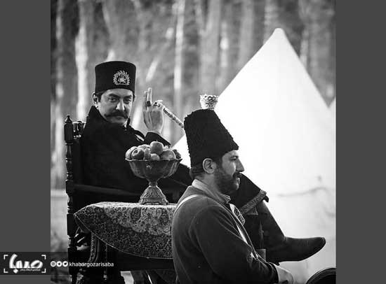 جدیدترین عکس از بهرام رادان در نقش ناصرالدینشاه بهرام رادان در نقش ناصرالدینشاه