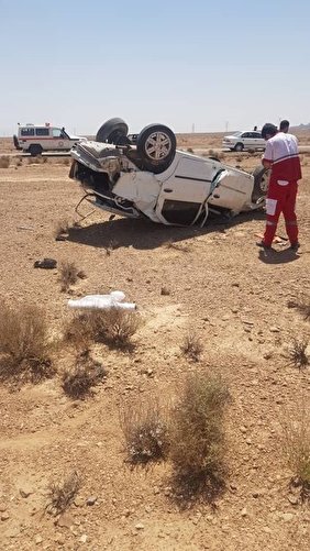 واژگونی خودرو، جان کودک ۸ساله را گرفت واژگونی خودرو،