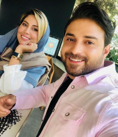 بابک جهانبخش و همسرش در جشن سالگرد ازدواجشان + عکس بابک جهانبخش و همسرش س