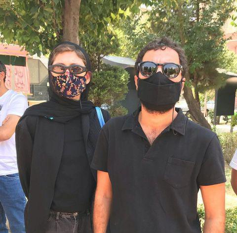  نوید محمدزاده و فرشته حسینی پس از ازدواج