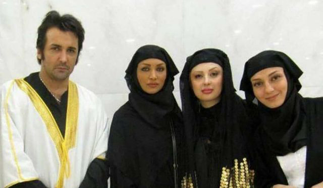 عکس حجاب دیده نشده از 3 خانم بازیگر معروف ! نیوشا ضغیمی و روناک یونسی