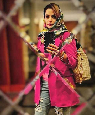 تیپ صورتی و باکلاس سپیده خداوردی + عکس تیپ صورتی و باکلاس سپیده خداوردی + عکس