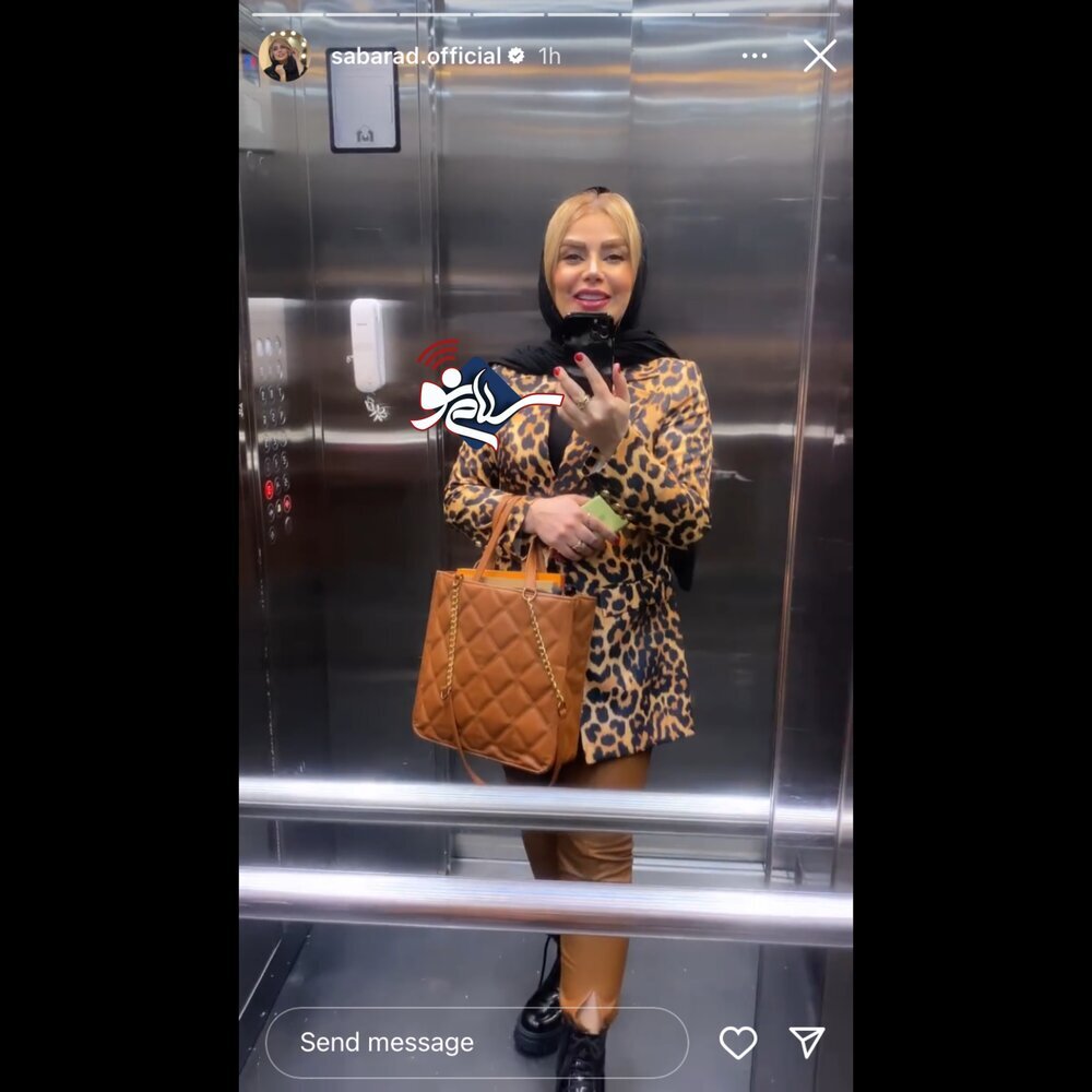 صبا راد هم پلنگ شد/عکس صبا راد هم پلنگ شد/عکس