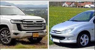 مقایسه لندکروز ۲۰۲۲ با پژو ۲۰۶/ تفاوتهایی که از چشم میرسلیم پنهان ماند مقایسه لندکروز ۲۰۲۲ با پژو ۲۰۶/ تفاوتهایی که از چشم میرسلیم پنهان ماند