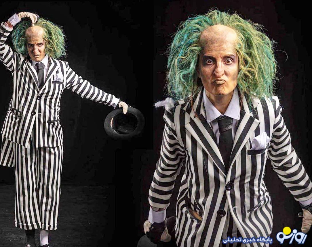 گریم شوکهکننده سارا بهرامی در یک نمایش! +عکس گریم شوکهکننده سارا بهرامی در یک نمایش! +عکس