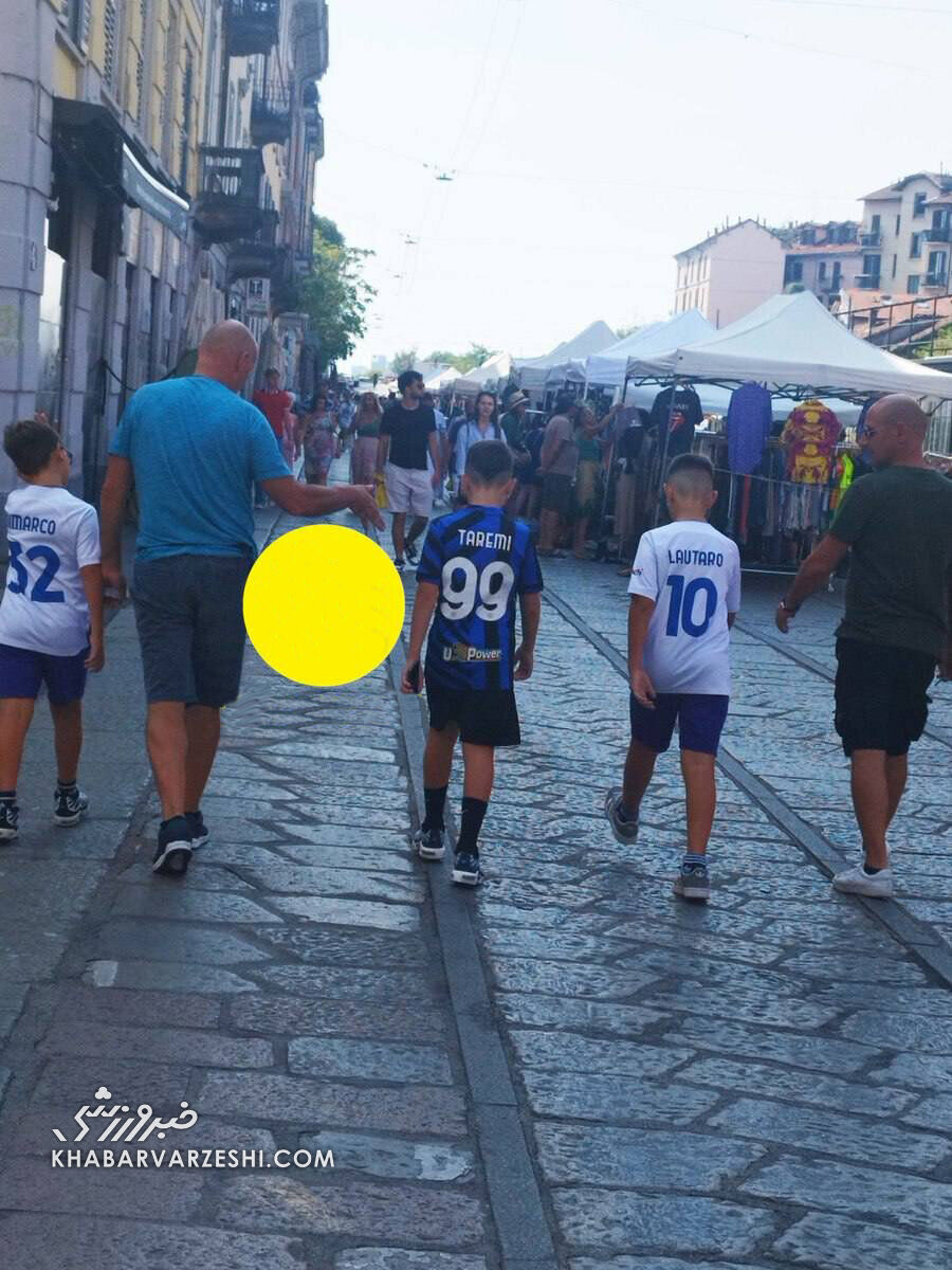 عکس| مهدی طارمی الگو پسربچههای ایتالیایی