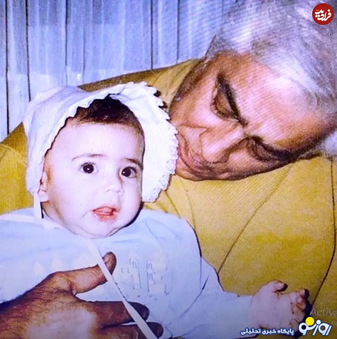 محمدعلی فردین به همراه نوه اش محمدعلی فردین به همراه نوه اش