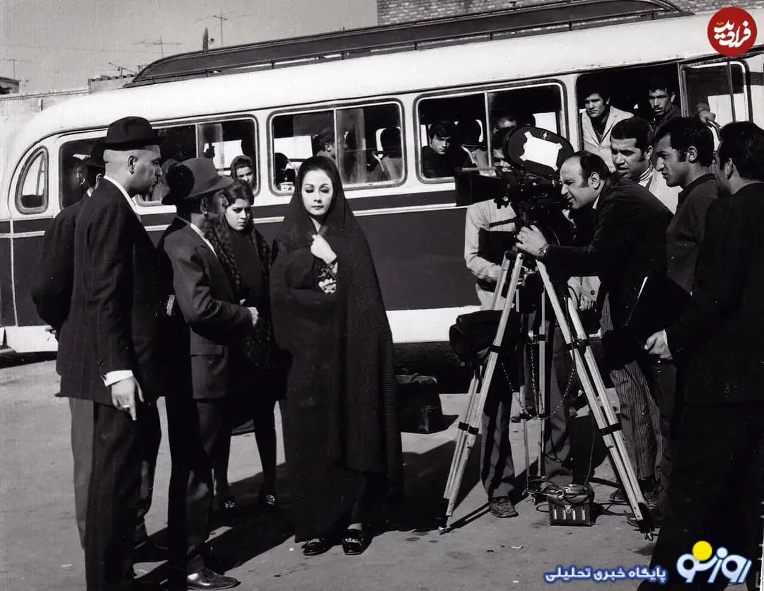 تصویری از کتایون امیرابراهیمی زیبا و جذاب پشت صحنه فیلم