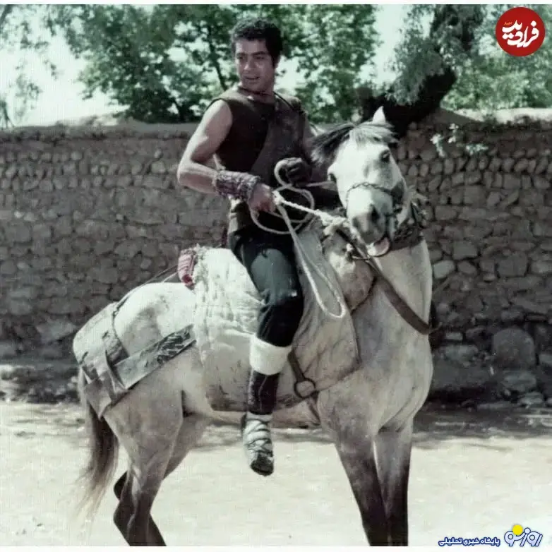 بهروز وثوقی ۳۶ ساله سوار بر اسب!