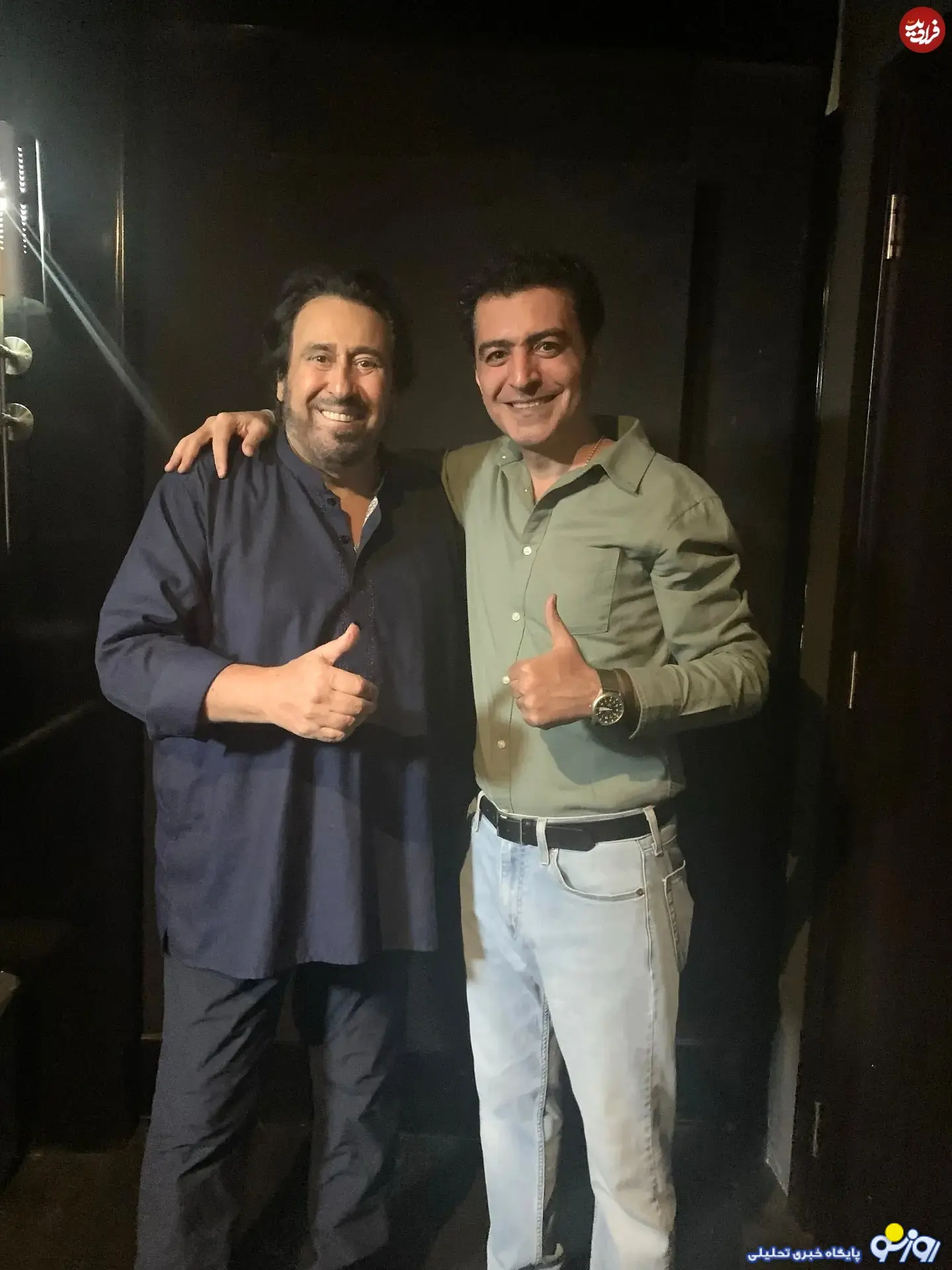 شهرام شب پره در ۷۸ سالگی در کنار همایون شجریان