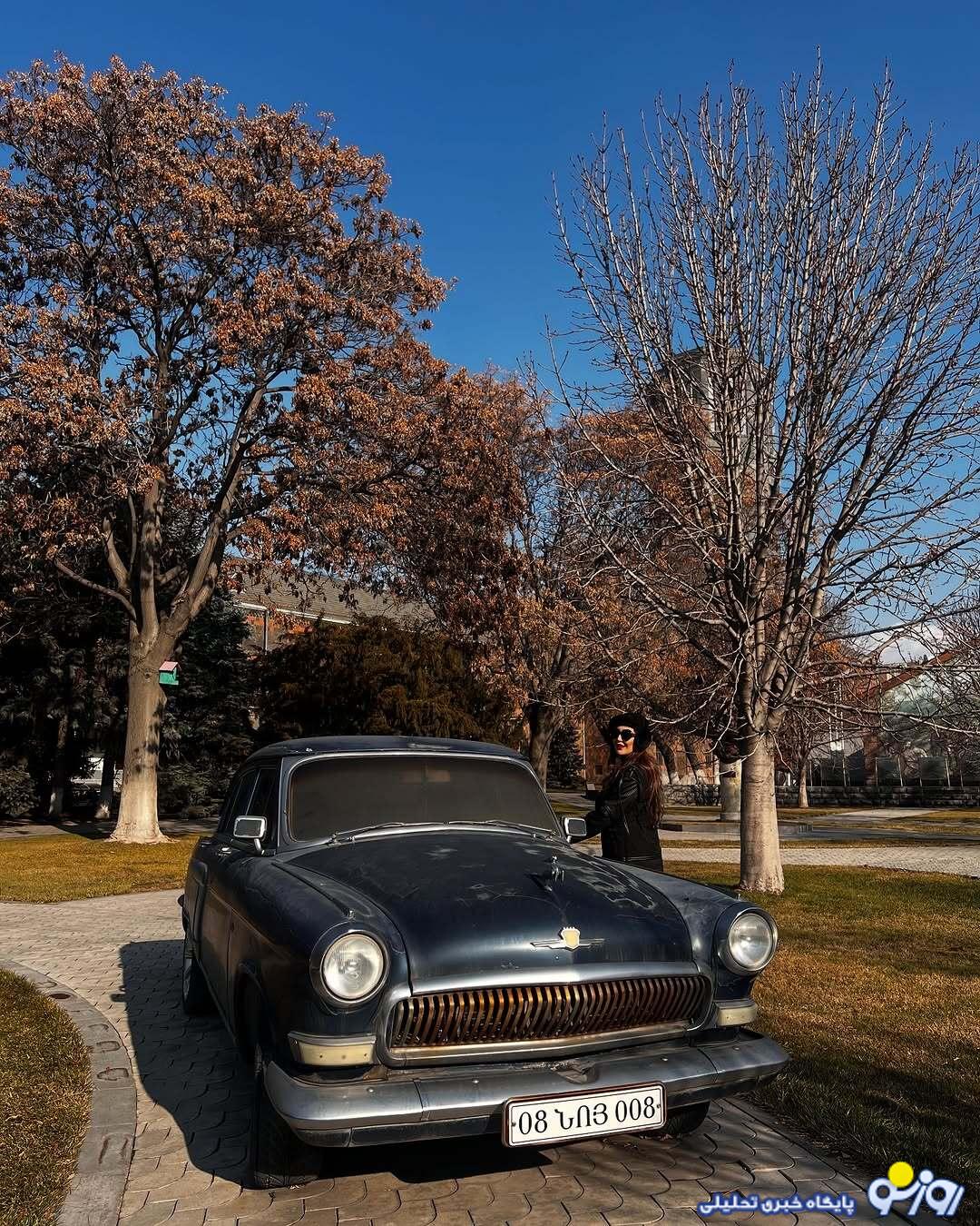 استایل کلاسیکِ خانم بازیگر در یک سفر لاکچری/عکس