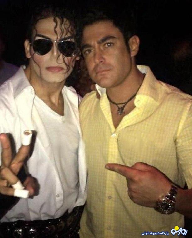 محمدرضا گلزار و مایکل جکسون در یک قاب! محمدرضا گلزار و مایکل جکسون در یک قاب!