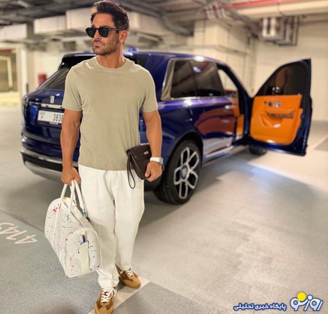 سبک زندگی گلزار این دفعه با ساعت و ماشین!