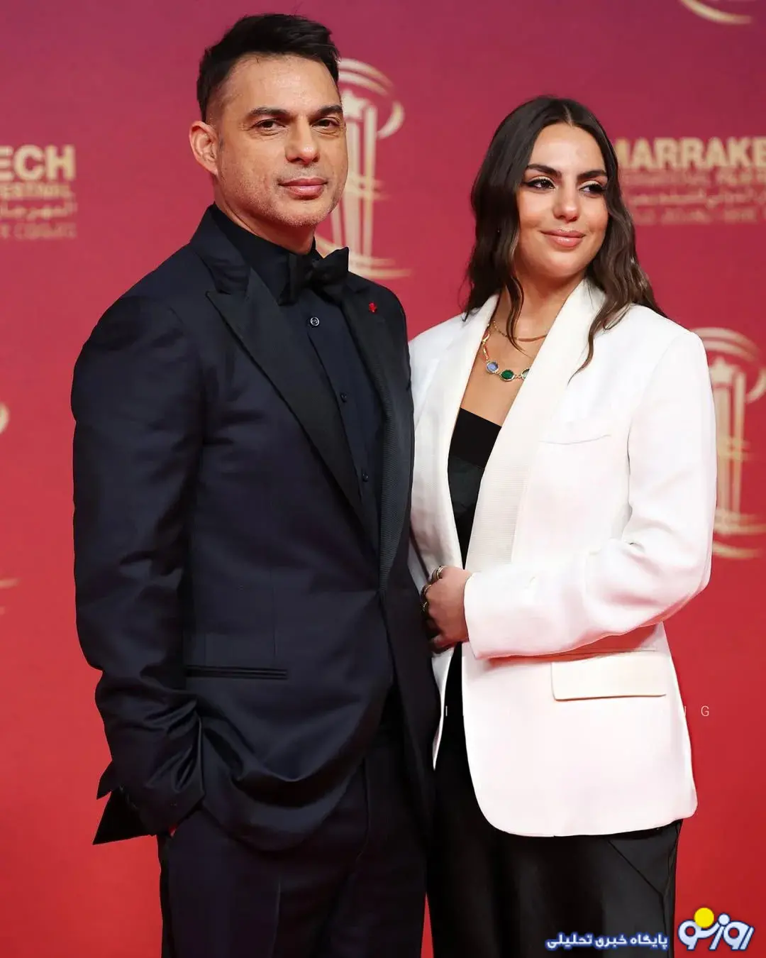 پیمان معادی و دخترش در مراکش