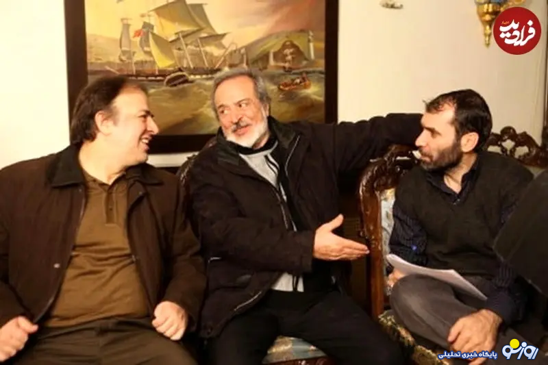 ایرج قادری در کنار مسعود ده نمکی!