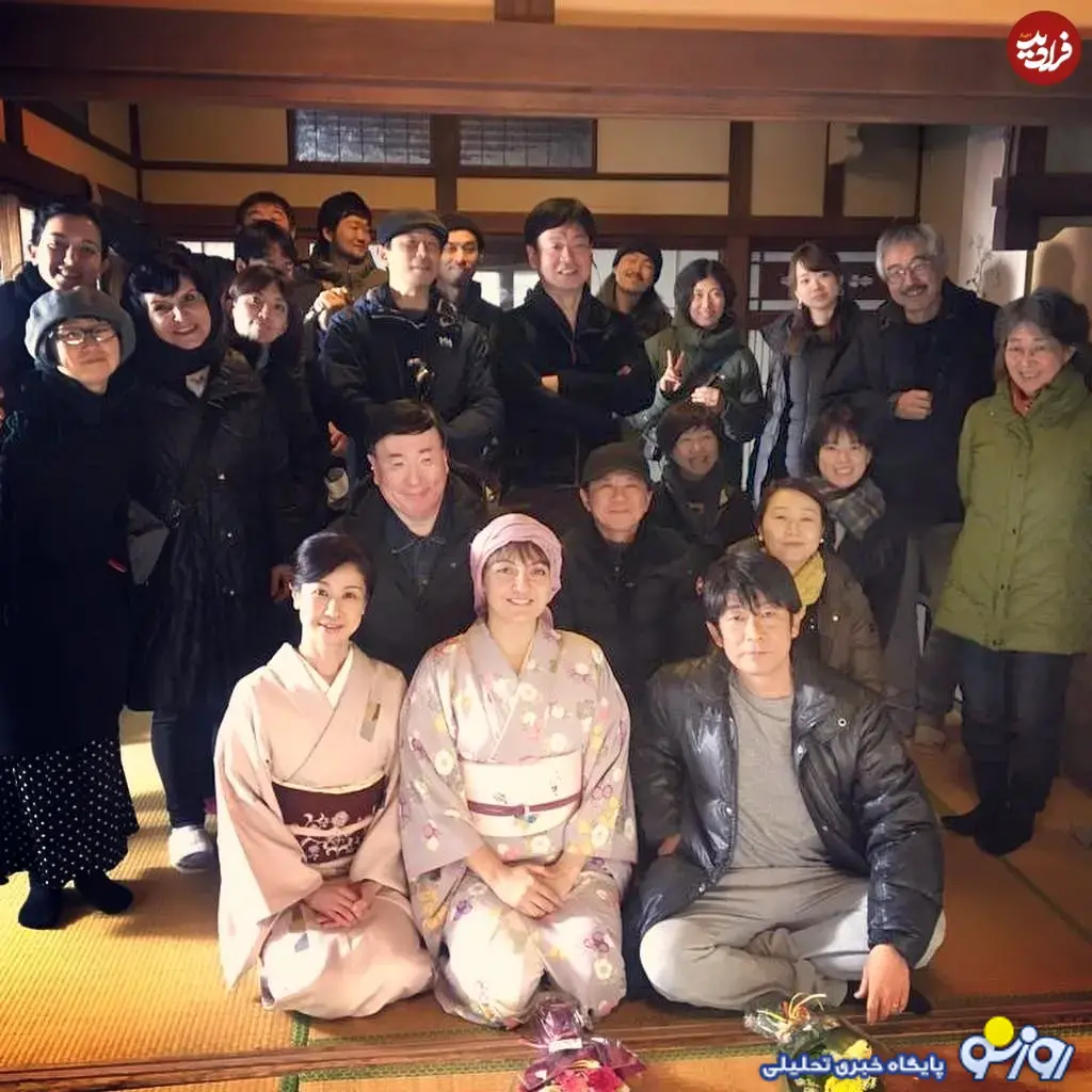 مهناز افشار ما و اوشین اونا در یک قاب