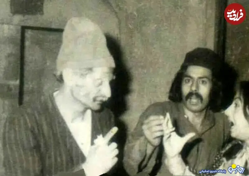 تصویر خسرو شکیبایی در کنار کیومرث ملک مطیعی! تصویر خسرو شکیبایی در کنار کیومرث ملک مطیعی!