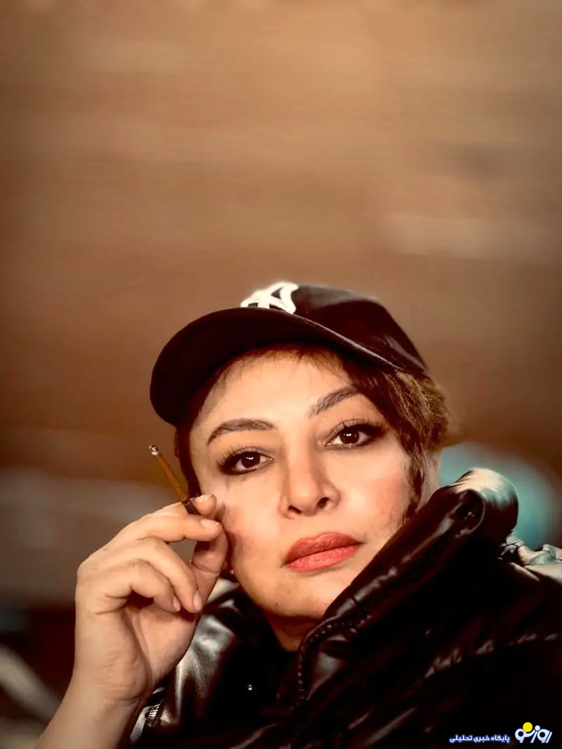 عکس خانوم بازیگر با سیگار به دست غوقا به پا کرد!